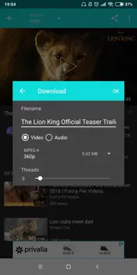 All Video Downloader- Music Player android App screenshot 3